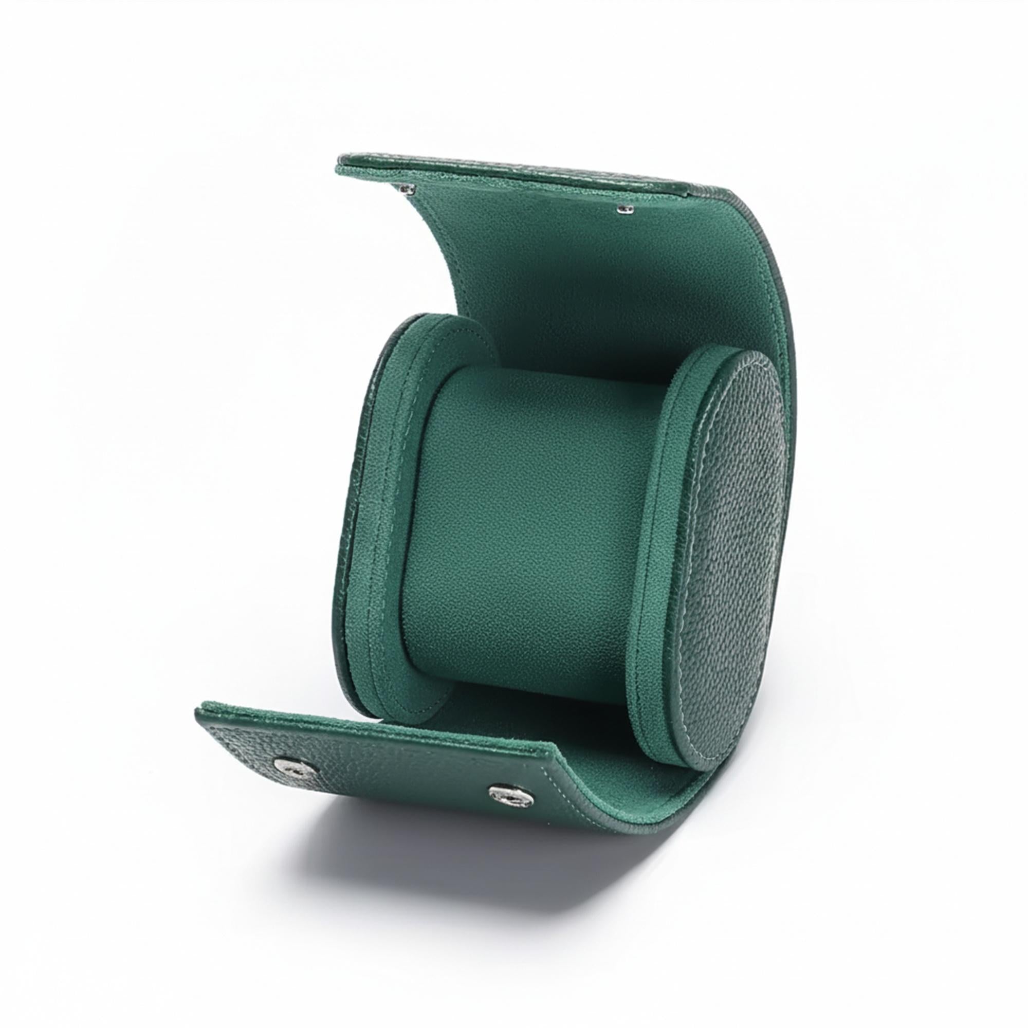 Premium Green Leather Case · 1 Slot - Pablo Raez