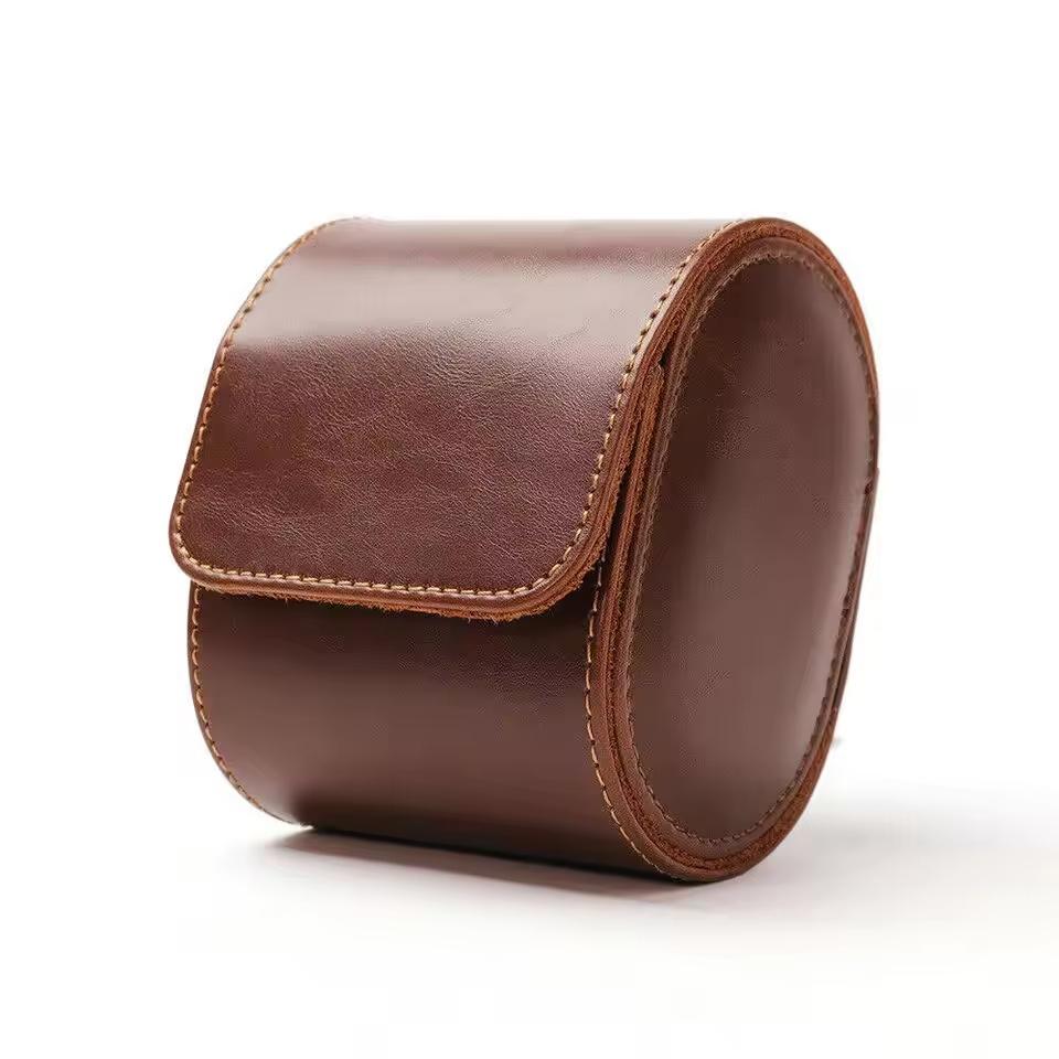 Premium Brown Leather Case · 1 Slot - Pablo Raez