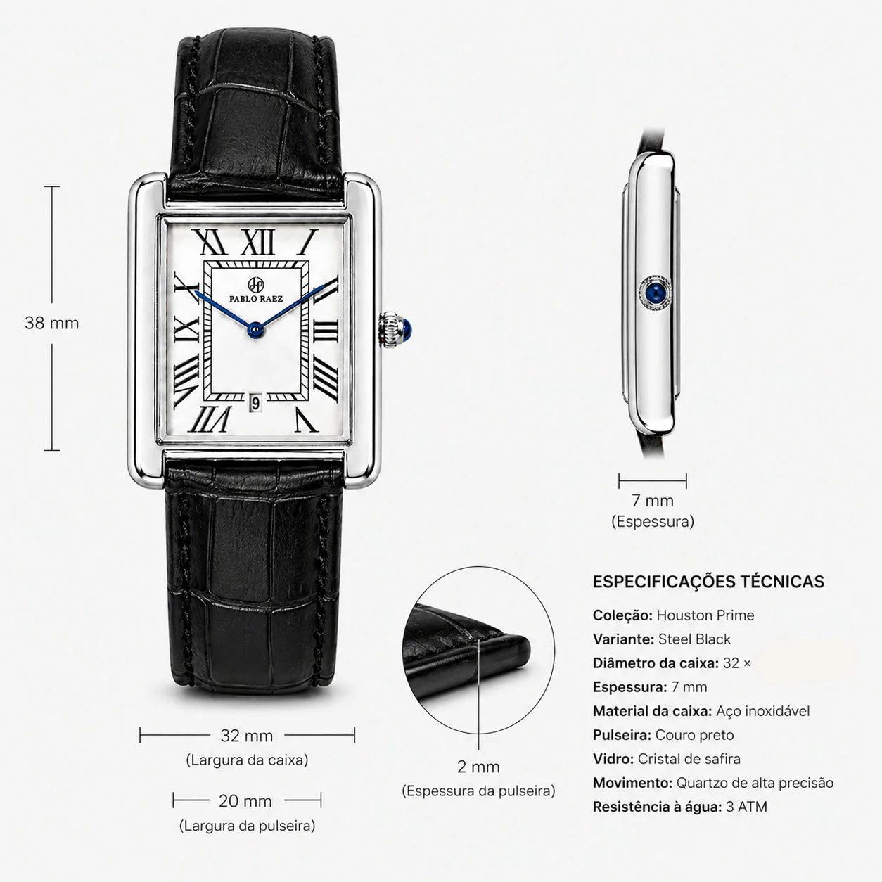 Houston Prime 32mm · Steel Black