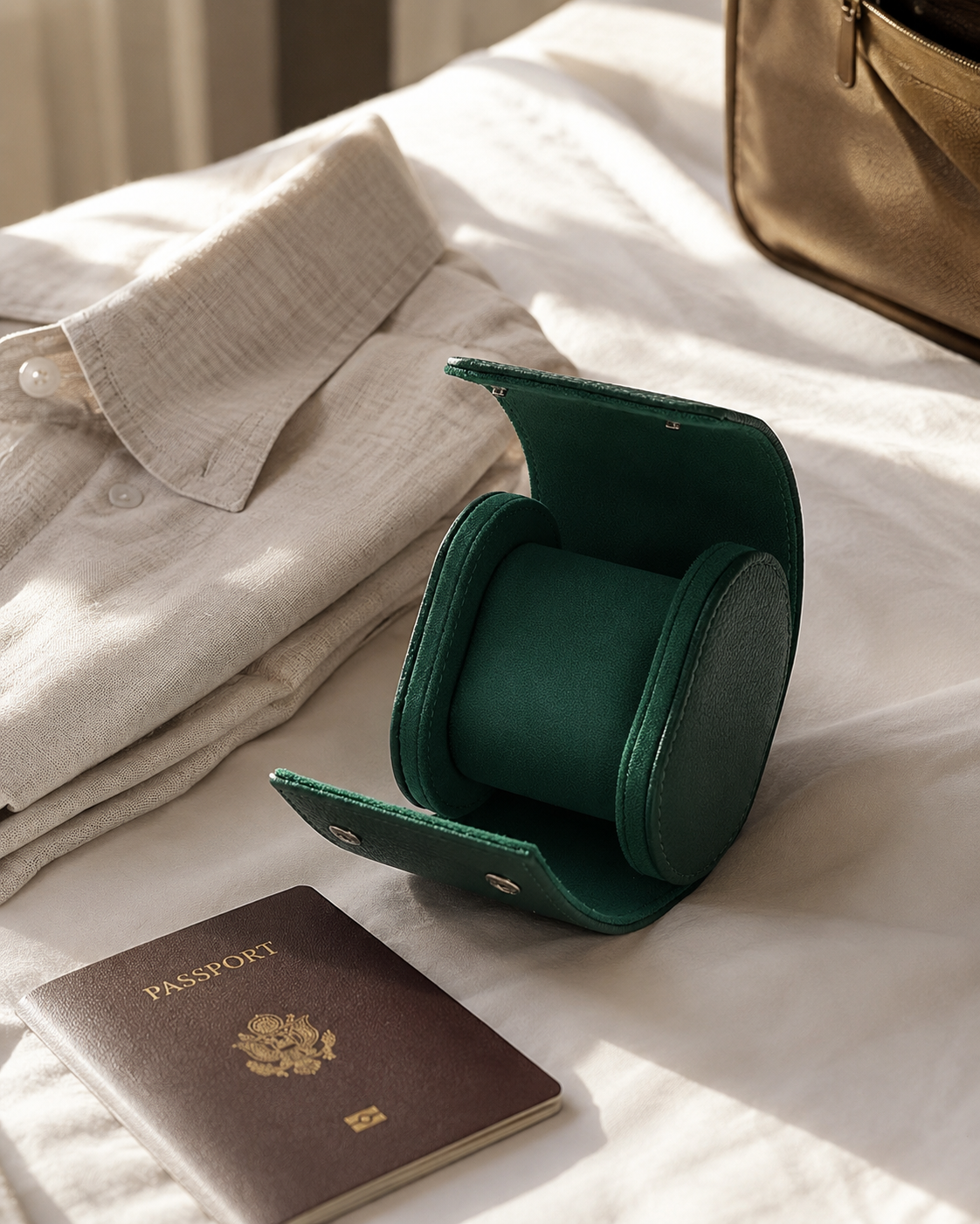 Premium Green Leather Case · 1 Slot - Pablo Raez