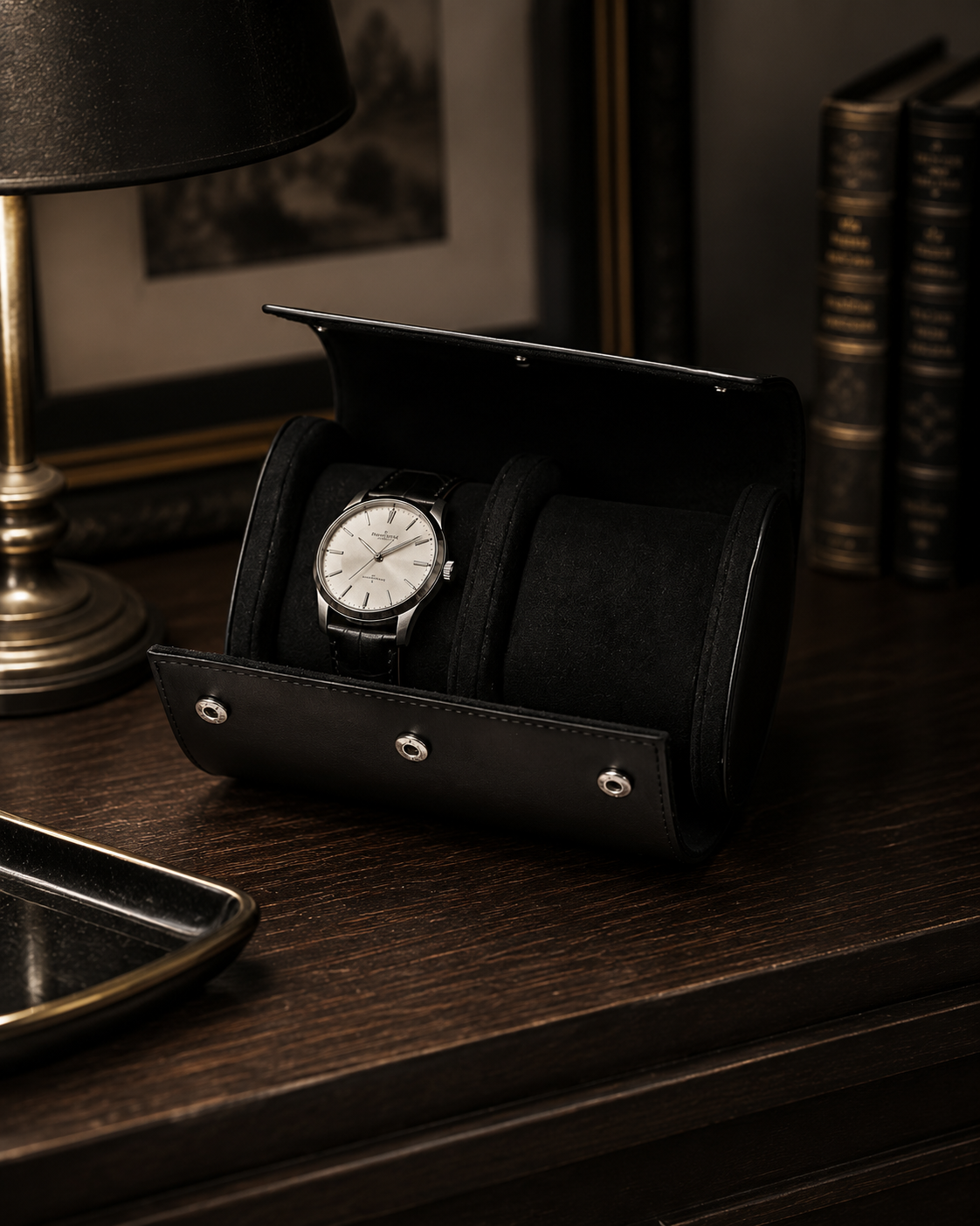 Premium Brown Leather Case · 2 Slots - Pablo Raez