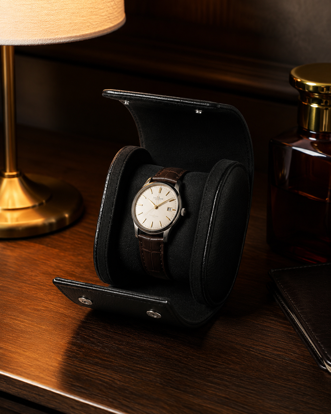 Premium Black Leather Case · 1 Slot - Pablo Raez
