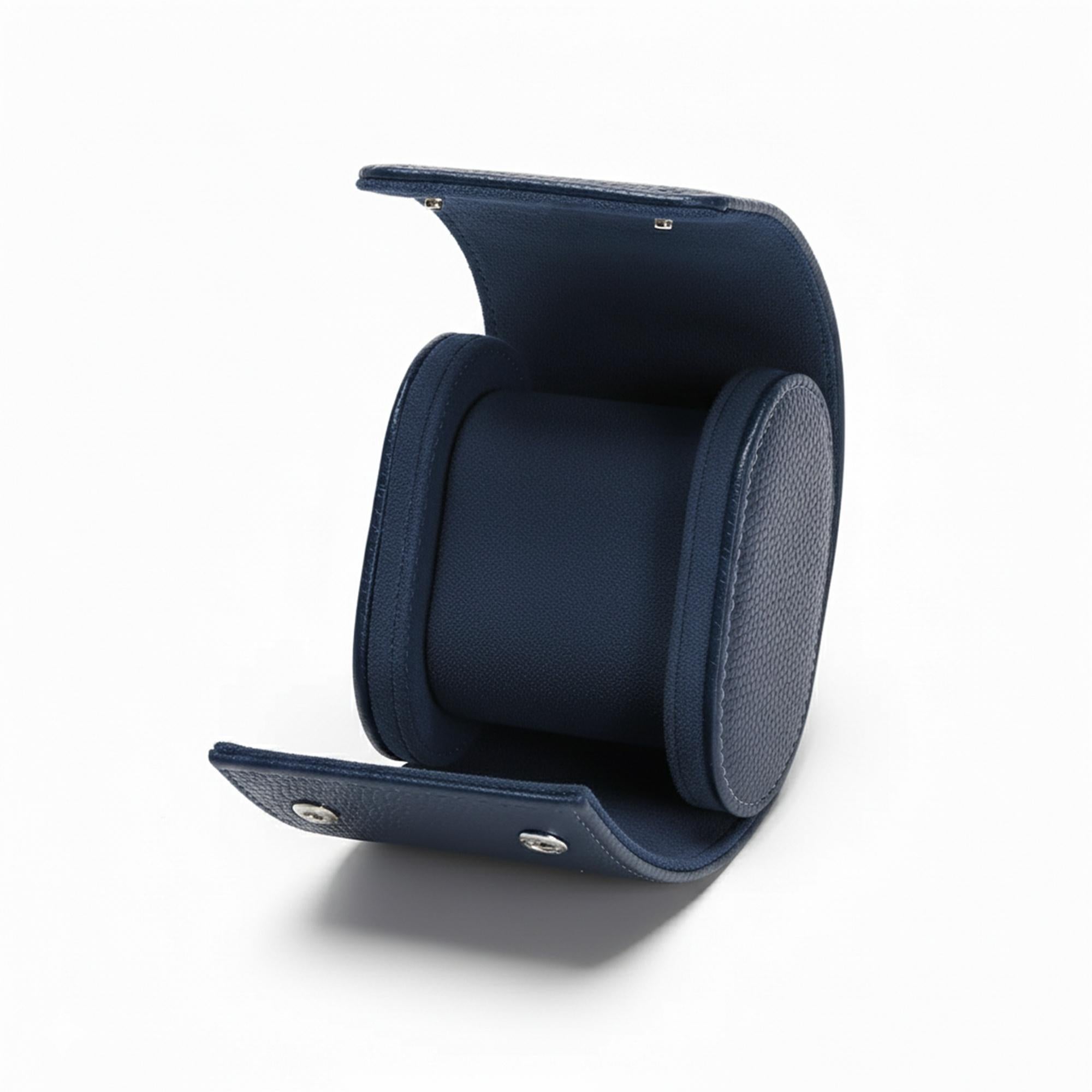 Premium Blue Leather Case · 1 Slot - Pablo Raez