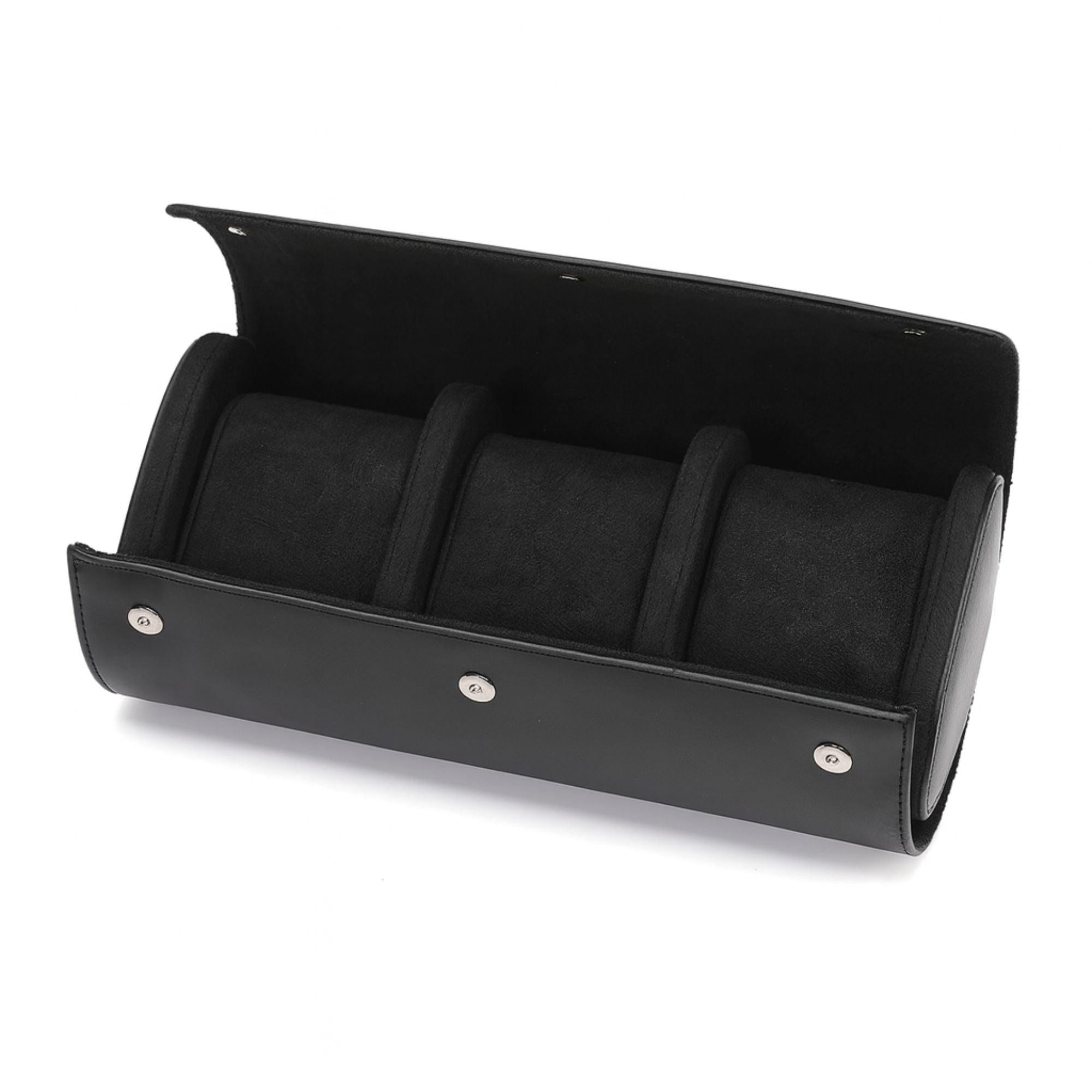 Premium Black Leather Case · 3 Slots - Pablo Raez