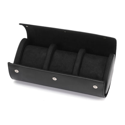 Premium Black Leather Case · 3 Slots - Pablo Raez