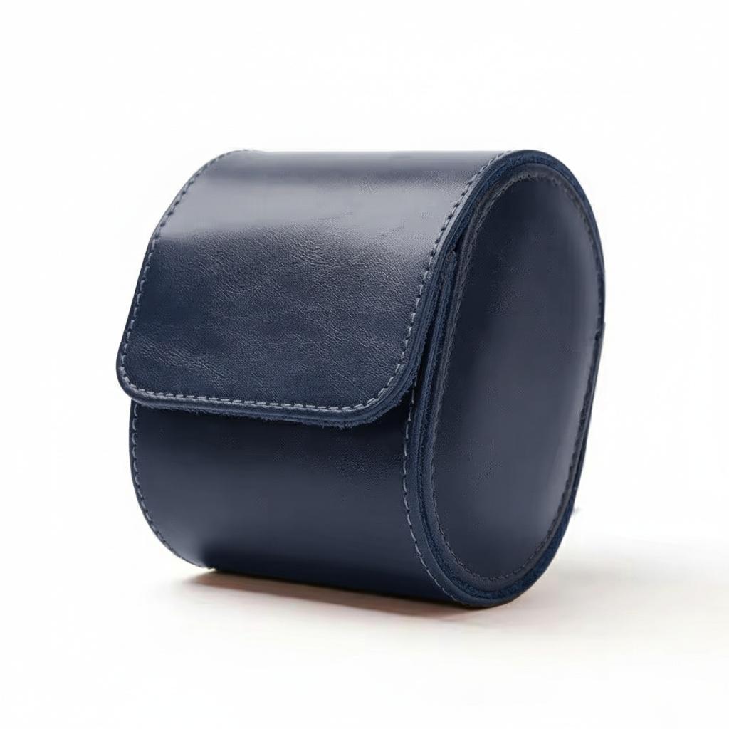 Premium Blue Leather Case · 1 Slot - Pablo Raez