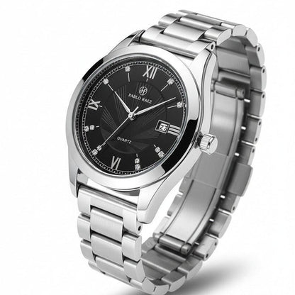 Henry Raez Silver Black 40mm