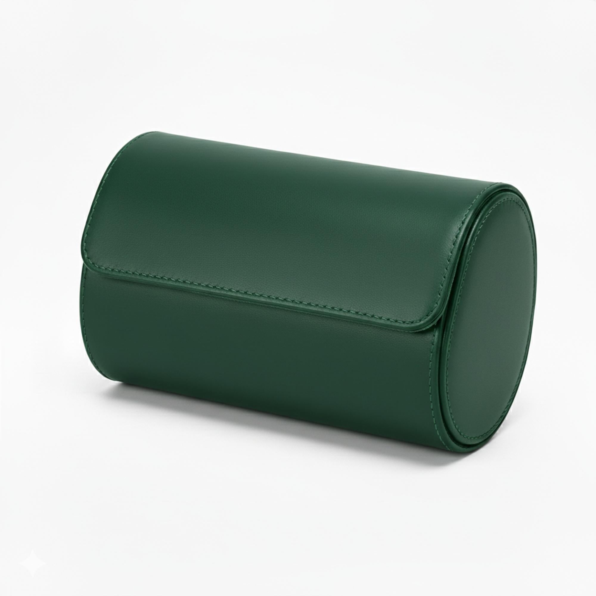 Premium Green Leather Case · 2 Slots - Pablo Raez