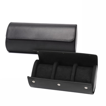 Premium Black Leather Case · 3 Slots - Pablo Raez