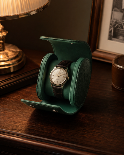 Premium Green Leather Case · 1 Slot - Pablo Raez