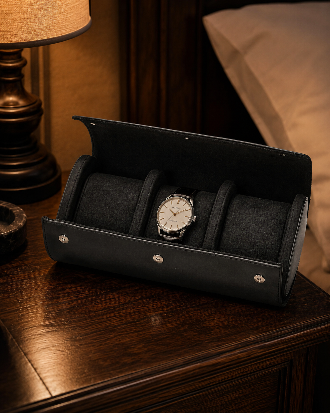 Premium Brown Leather Case · 3 Slots - Pablo Raez