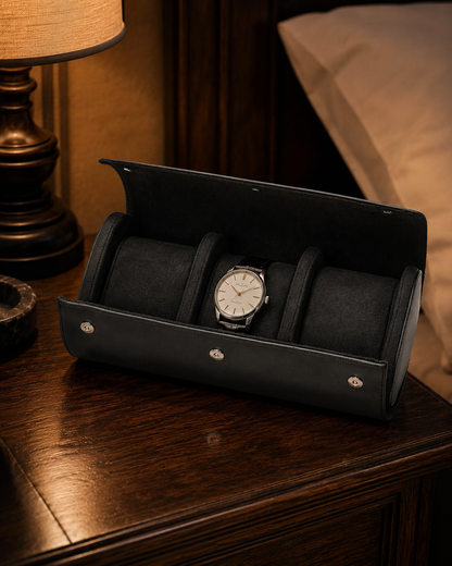 Premium Brown Leather Case · 3 Slots - Pablo Raez