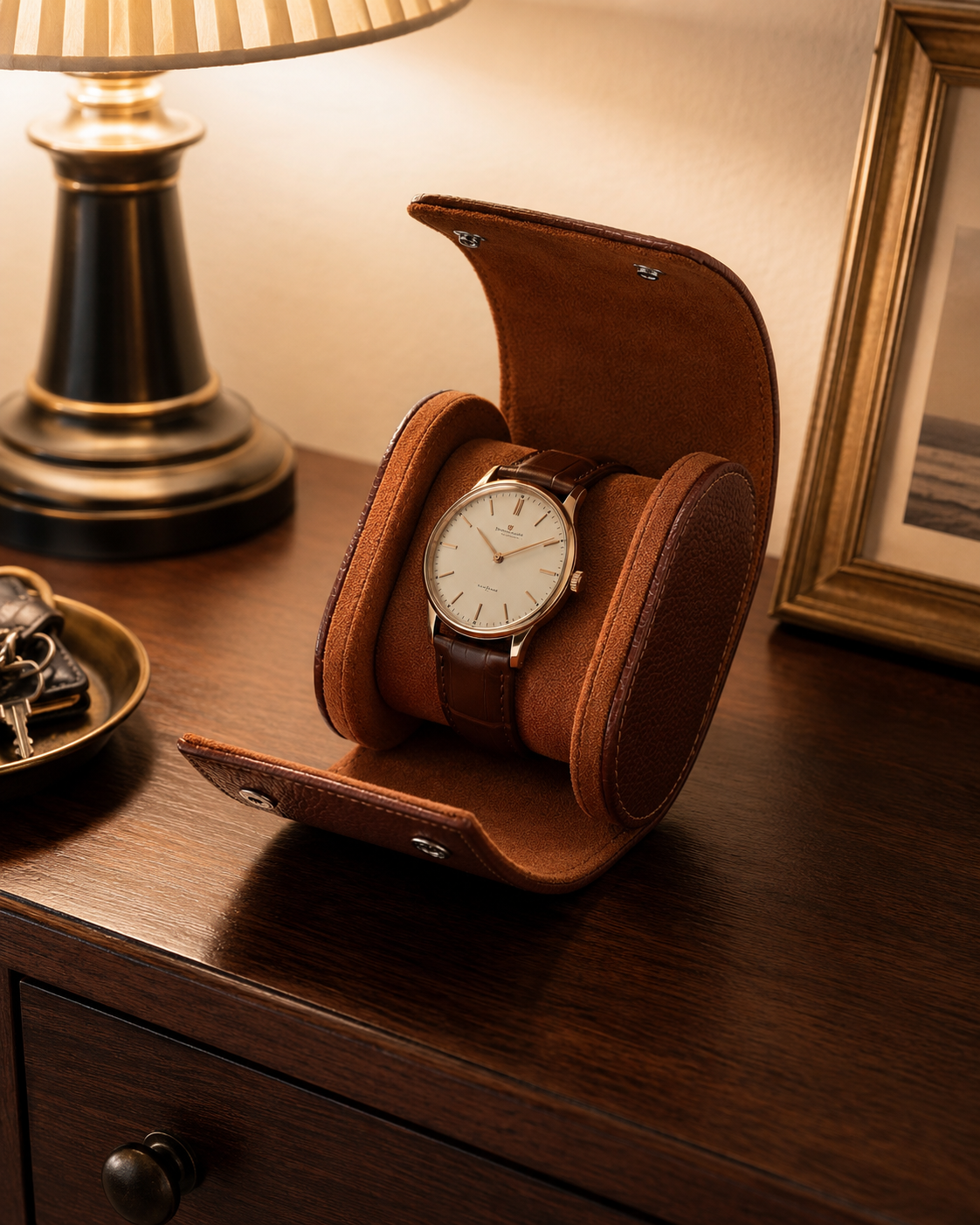 Premium Brown Leather Case · 1 Slot - Pablo Raez