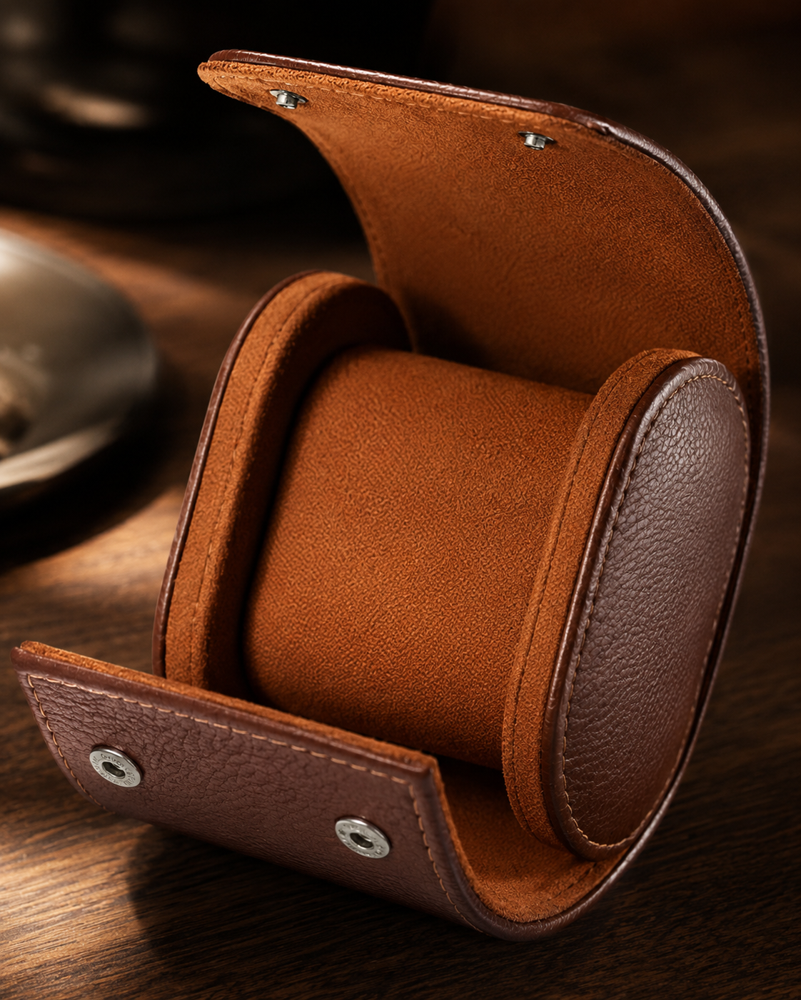 Premium Brown Leather Case · 1 Slot - Pablo Raez