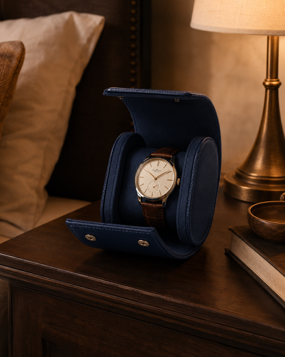Premium Blue Leather Case · 1 Slot - Pablo Raez