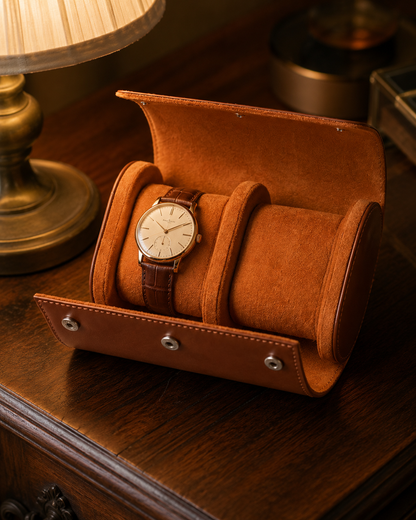 Premium Black Leather Case · 2 Slots - Pablo Raez