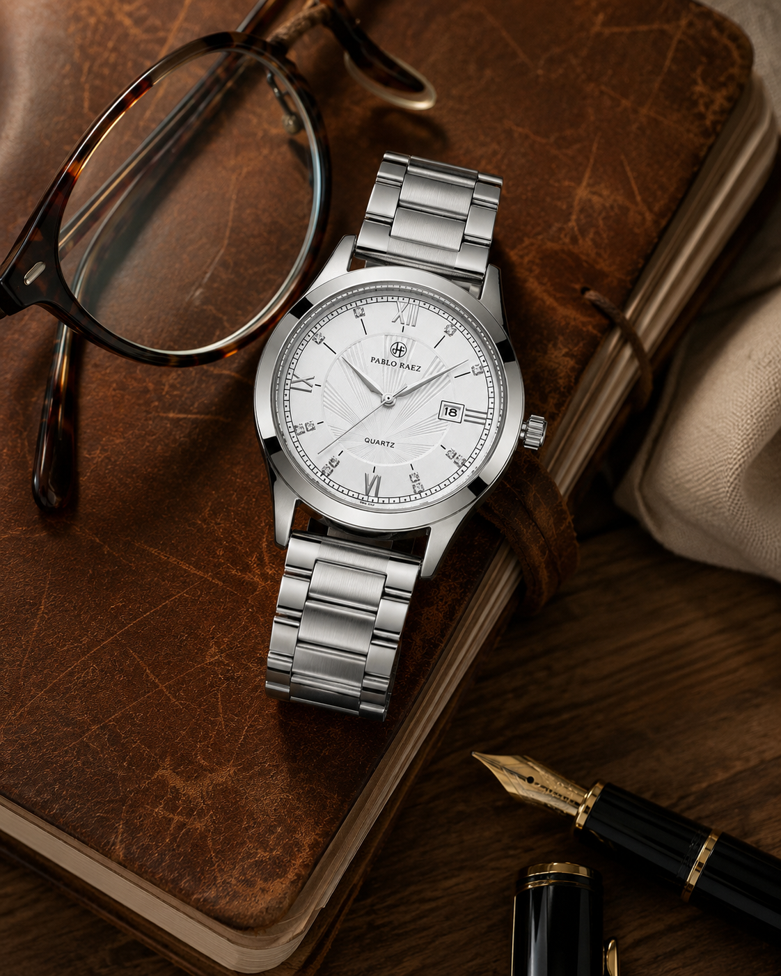 Henry Raez Silver White 40mm